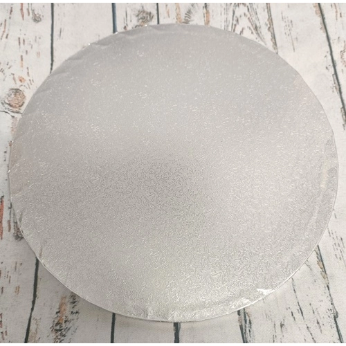 Podkład pod tort 28 cm gruby srebrny podkładka pod tort trwały sztywny